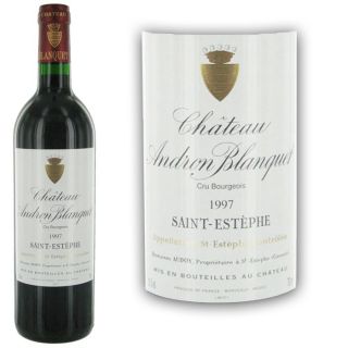 Château Andron Blanquet 1997   Vin Rouge   Bordeaux   Saint Estèphe