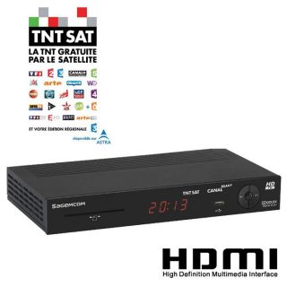 SAGEM DS87 HD   Achat / Vente RECEPTEUR TV TNT SAGEM DS87HD