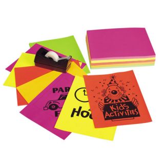 Neon Bond Paper, Neon Yellow (Pack of 100)