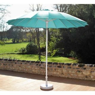 Parasol Rond Inclinable 18 Baleines 270 Turquoise   Achat / Vente