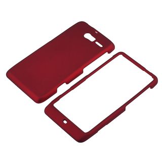 BasAcc Red Snap on Rubber Coated Case for Motorola Droid Razr M XT907