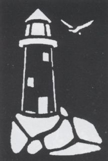 Costumes For All Occasions FP161 Stencil Lighthouse Brass
