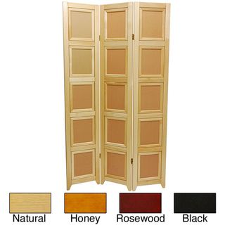 Wooden 3 panel Double sided Photo Frame Room Divider (China