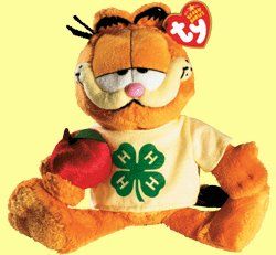 TY Beanie Baby   GARFIELD the 4 H Cat (4 H Exclusive) [Toy
