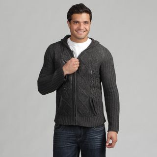 191 Unlimited Mens Cable Knit Sweater
