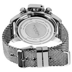 Akribos XXIV Mens Mesh Bracelet Multifunction Watch