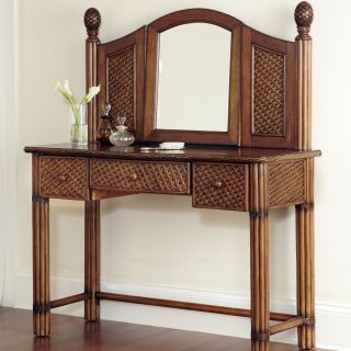 Marco Island Refined Cinnamon Vanity and Mirror Today $494.99