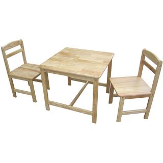Juvenile Natural Table with Two Chairs Set Today: $169.99