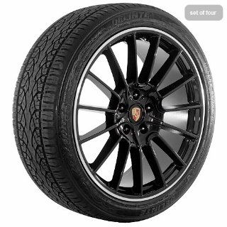 22 Inch black 170 Series Wheels Rims and Tires for Porsche  