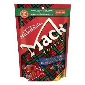 Bags of Mackintoshs Mack Toffee170g Each Bag, Made in Canada