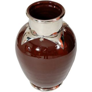 Atlantic Silver Trim Ceramic Vase (Morocco) Today: $35.99 4.0 (1