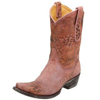 Old Gringo Womens L168 5 Leopardito Cowboy Boot,Pink,6.5 M US Shoes