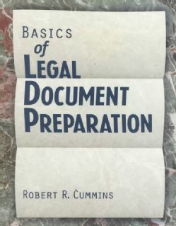 Basics of Legal Document Preparation (Paperback)