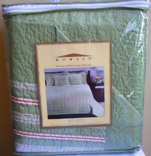 Domain Green Patchwork Quilt   King