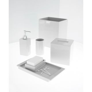 Solid Lacquer White Bath Accessory Collection Today $19.99   $45.99