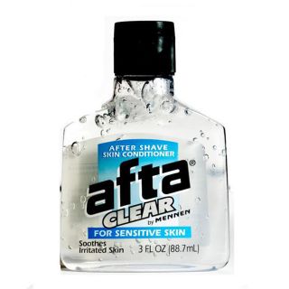 Afta Clear Aftershave 3 ounce Sensitive Skin Skin Conditioners (Pack