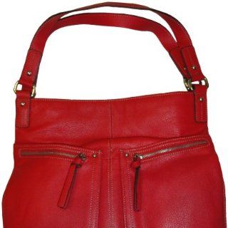 Womens Tignanello Leather Purse Handbag Zip to It Front Zip Tote
