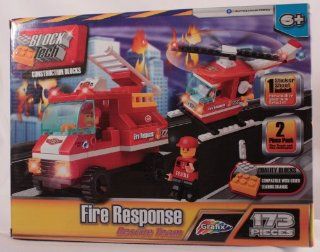 Fire Response Rescue Team Construction Block Set 173 PCS: Toys & Games