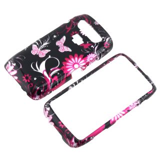 Pink Butterfly Case for Blackberry Torch 9850/ 9860