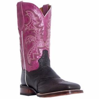 Womens 11 Inch Western San Michelle Chocolate Boots DP2868 Shoes