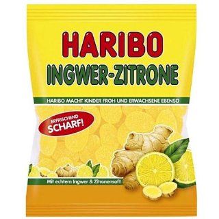 Haribo Ginger and Lemon Gummi Candy  175 G: Grocery