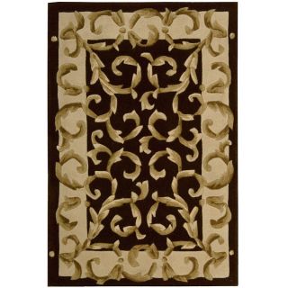 Versaille Palace Brown Wool Rug (36 x 56) Today $115.19