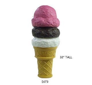 Fantazia D173 32 Triple Scoop Ice Cream Coin Bank Home