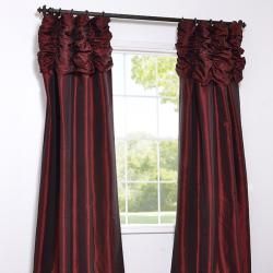 Header Syrah Faux Silk Taffeta 108 inch Curtain Panel