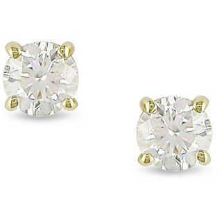 14k White Gold 1/2ct TDW Certified Diamond Stud Earrings MSRP $1,170