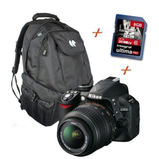 Pack Nikon D3100 + AF S DX 18 55 VR + Sac + SD 8Go   Achat / Vente