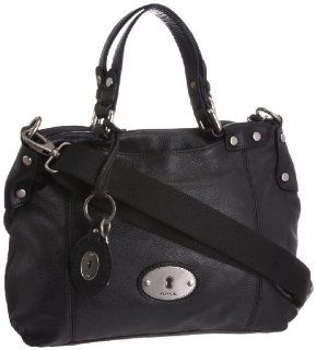 Bags FOSSIL WOMEN BAG WOMAN MADDOX SATCHEL BLACK ZB4506001 Shoes