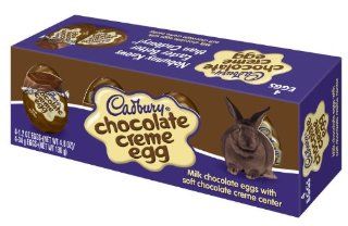 Cadbury Easter Chocolate Creme Egg, 4 Count Boxes (Pack of 6) 