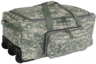 Army Digital Camo Deployment/Container Bag with Tri Wheel