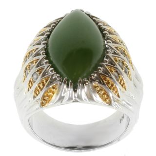 Michael Valitutti Two tone Nephire Jade and White Sapphire Ring Today