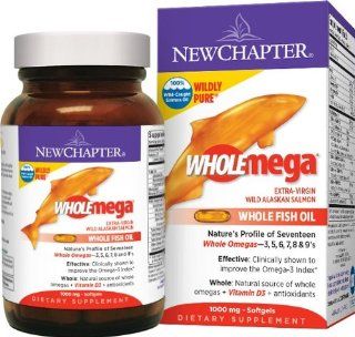 com New Chapter Wholemega, 1000 Mg, 180 Count