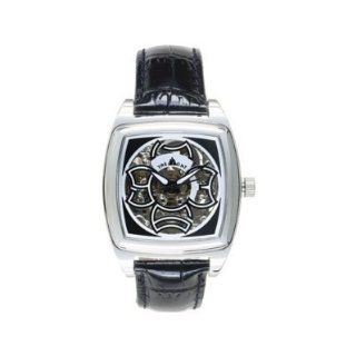 Tremont 3 Hand Automatic Skeleton Watch with Black MOP Dial and