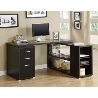 Cappuccino Hollow core L shaped Computer Desk Today: $358.99 4.5 (39