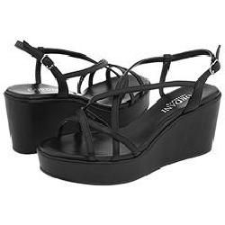 Cordani Davia Black Calf Sandals   Size 40 (US 10)