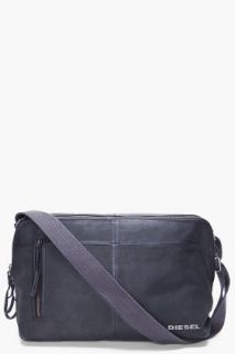 Diesel Leather Sequence Laptop Bag for men