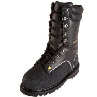 Rocky FQ0006900 Mens H.A.M. Black Mining Boot Shoes