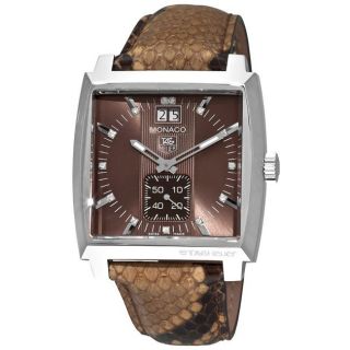 Tag Heuer Mens Mid size Monaco Brown Dial Watch