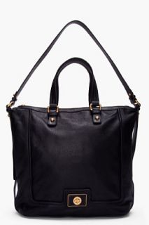 Marc By Marc Jacobs Black Leather Zip Tote for women
