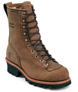 Mens 8 Lace To Toe Logger Waterproof Boot Style 73100 Shoes