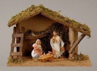Fontanini 3.5 Christmas Nativity Set with Italian Stable