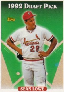 1993 Topps #191 Sean Lowe: Sports & Outdoors