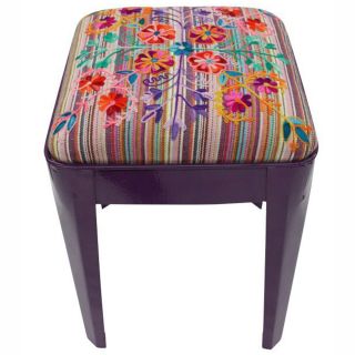 Collective Ethnic Chic Plum Ottoman Stool Today $122.99