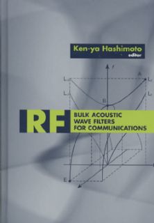 Rf Bulk Acoustic Wave Filters for Communications (Hardcover