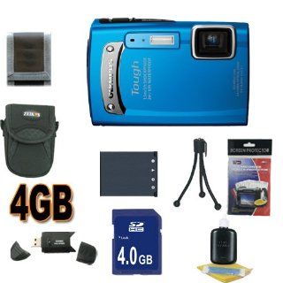 Olympus TG 310 14 MP Digital Camera (Blue) (228050) 4GB