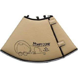 Comfy Cone Pet E Collar, Large, Tan