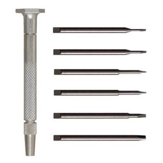Moody Tool 58 0114 Slotted Screwdriver Set, Jewelers, 7 Pc
